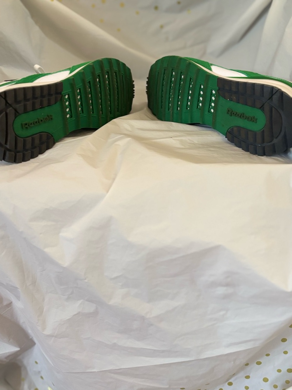 Reebok Green and White Classic Trainer Forte Sneaker - Picture 6 of 7
